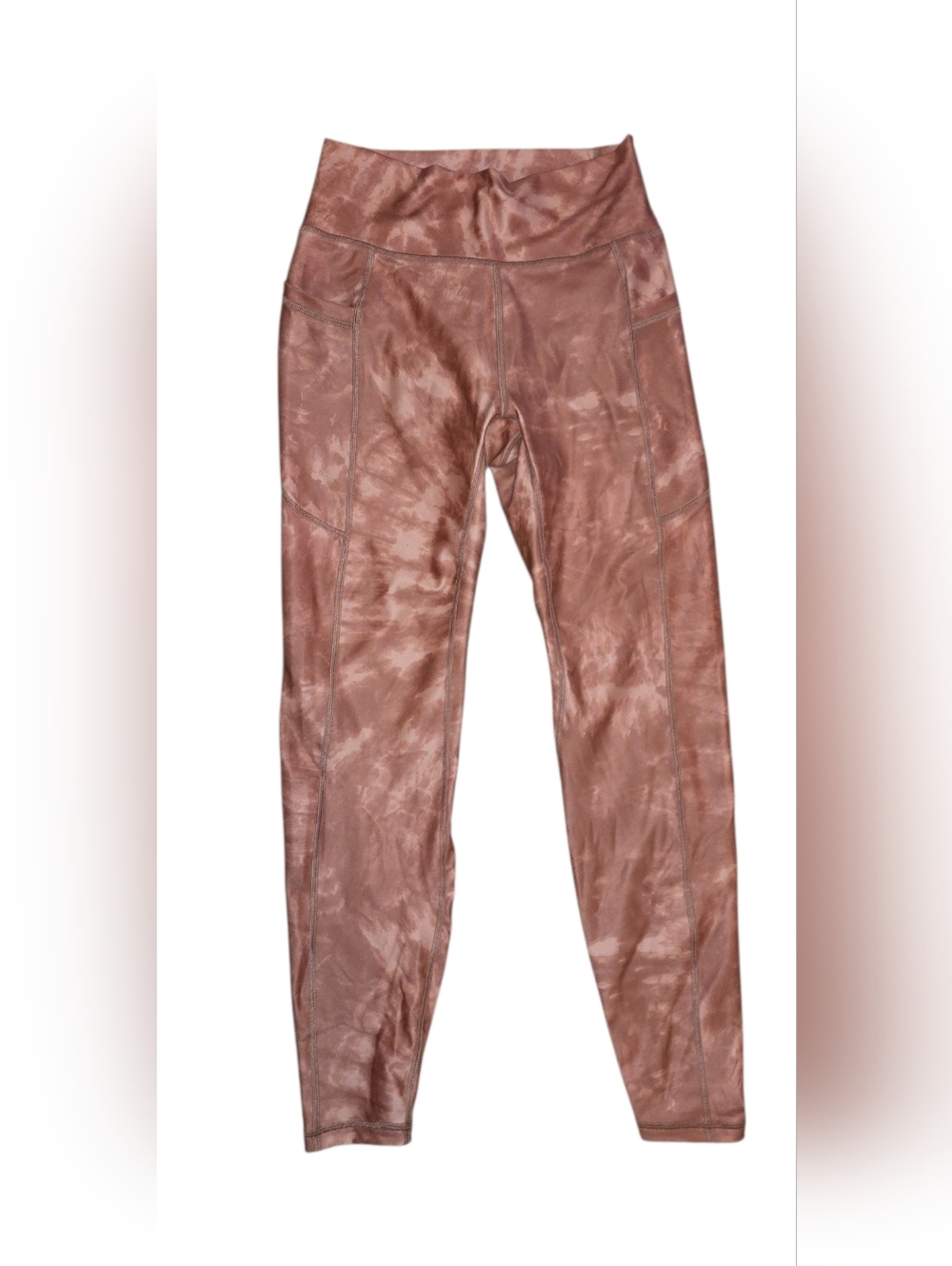 Gilly Hicks Brown Tie-Dye High-Waist Leggings